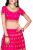 Fast Fashions Women's Satin Lehenga Choli (FF-5075, Pink, Free Size)